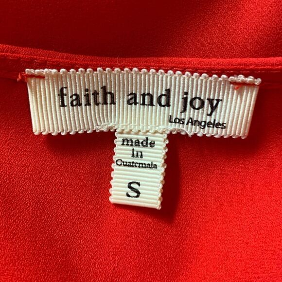 3 for $30! Faith & joy red tank top - Picture 3 of 8